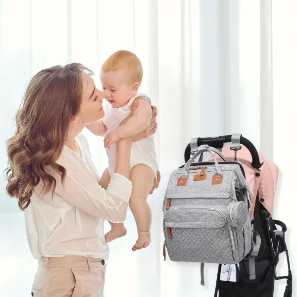 BabyBliss™ Pro Wickeltasche mit Wickelstation