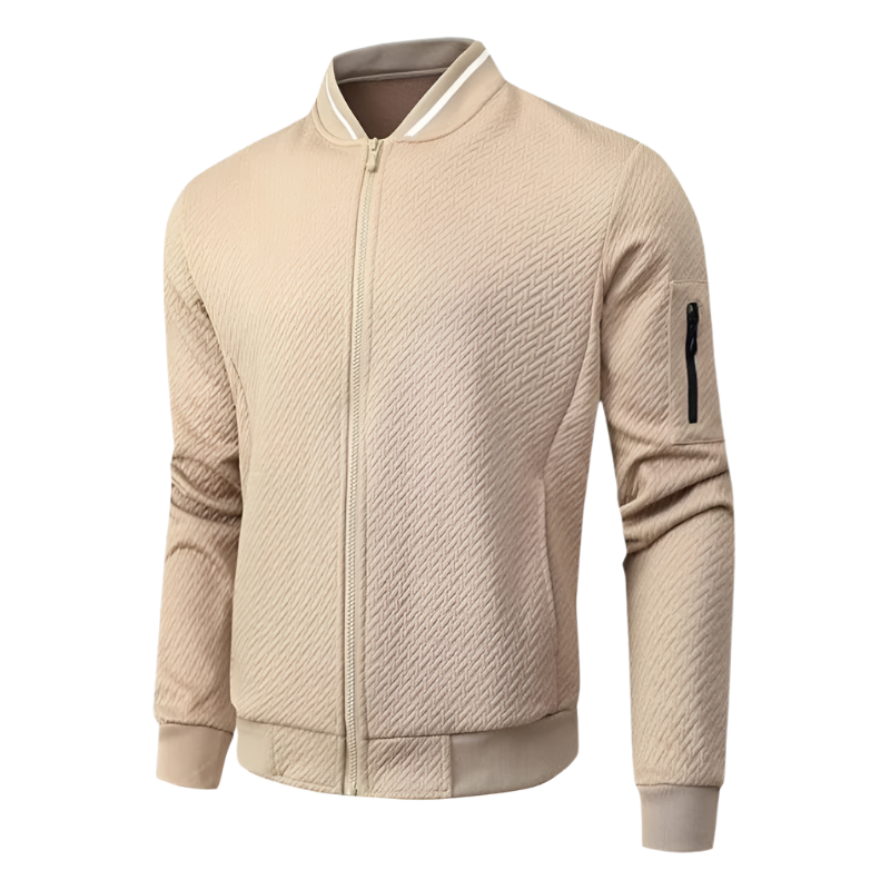 Men's Casual Lightweight Loose-Fit Bomber Jacket