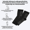 ComfortFeet™ Offene Zehen-Kompressionsknöchelsocken