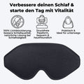 SleepBliss™ 3D Memory-Schaumstoff-Seiden-Schlafmaske