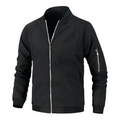 Men's Lightweight Casual Zip-Up Bomber Jacket