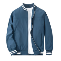 Casual Lightweight Bomber Jacket – Stylish Windbreaker for Spring & Fall