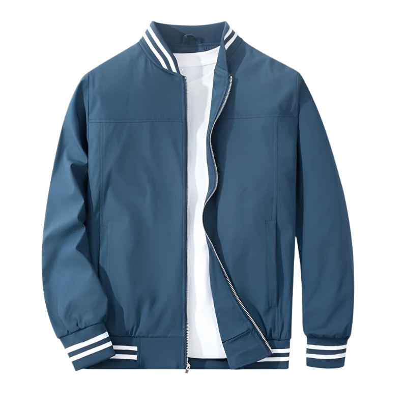 Casual Lightweight Bomber Jacket – Stylish Windbreaker for Spring & Fall