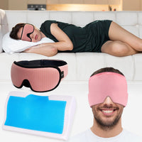Gesundes Schlafpaket: Sparpaket Migräne Kältetherapie Maske + NapZone™ Schlafmaske + kühlendes Schlafkissen